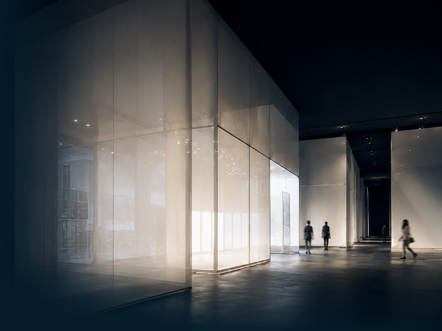 Spazio espositivo contemporaneo progettato per mostre ed eventi